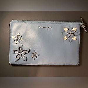 Michael Kors Envelope Clutch Blue